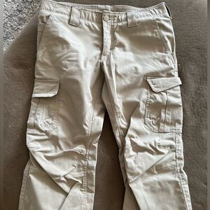 UA Light Tan Storm Tactical Pants